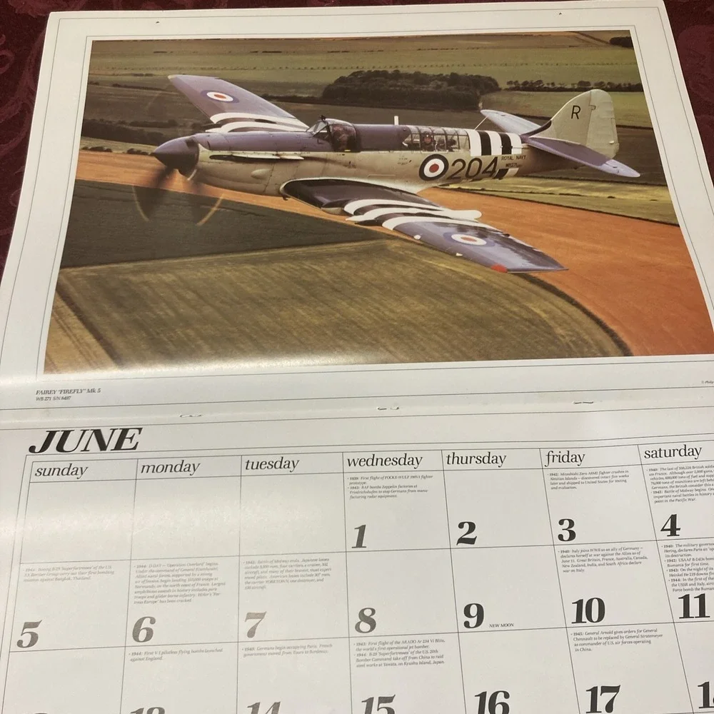 Ghosts 1994 Aviation Calendar 